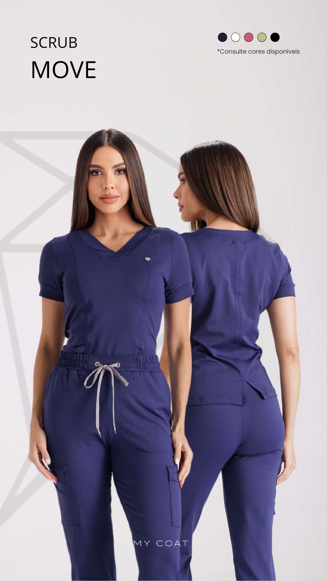 Scrub Move My Coat Feminino