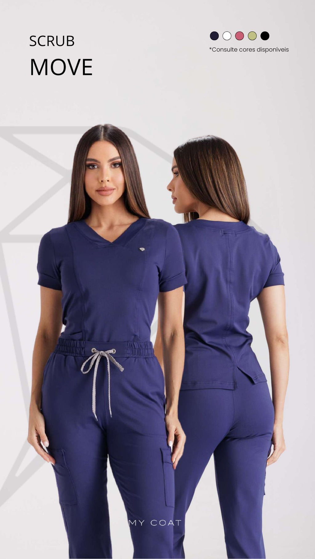 Scrub Move My Coat Feminino