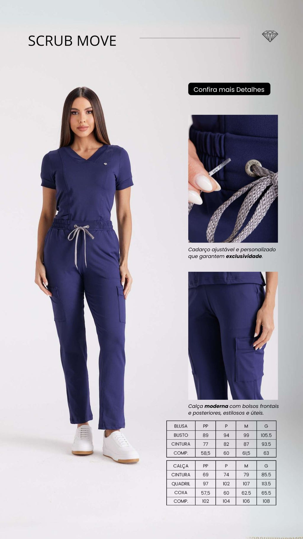 Scrub Move My Coat Feminino
