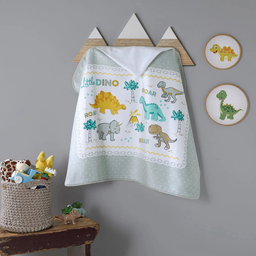 Toalha de Banho com Capuz Döhler Little Dino