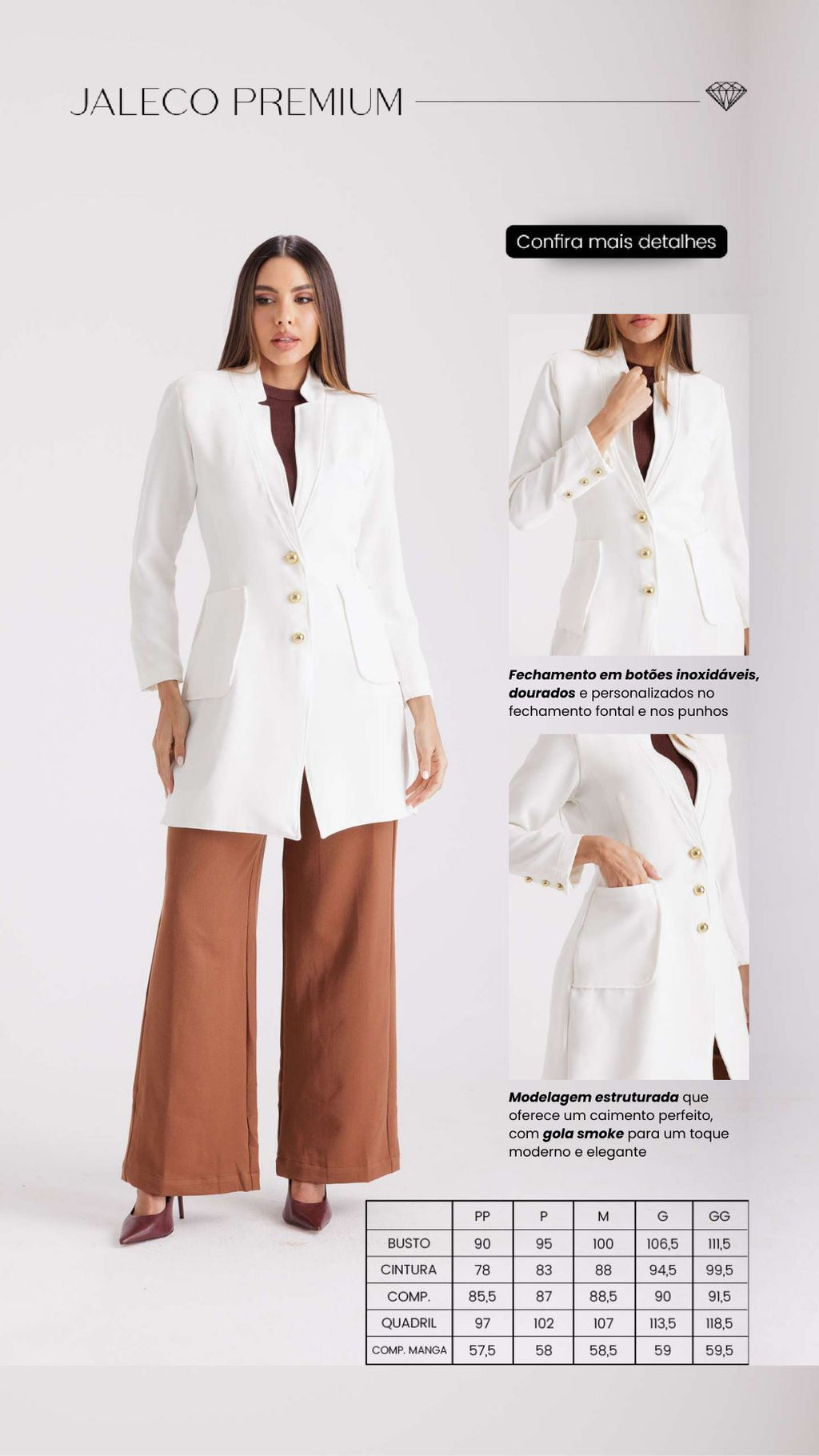 Jaleco Premium My Coat Feminino