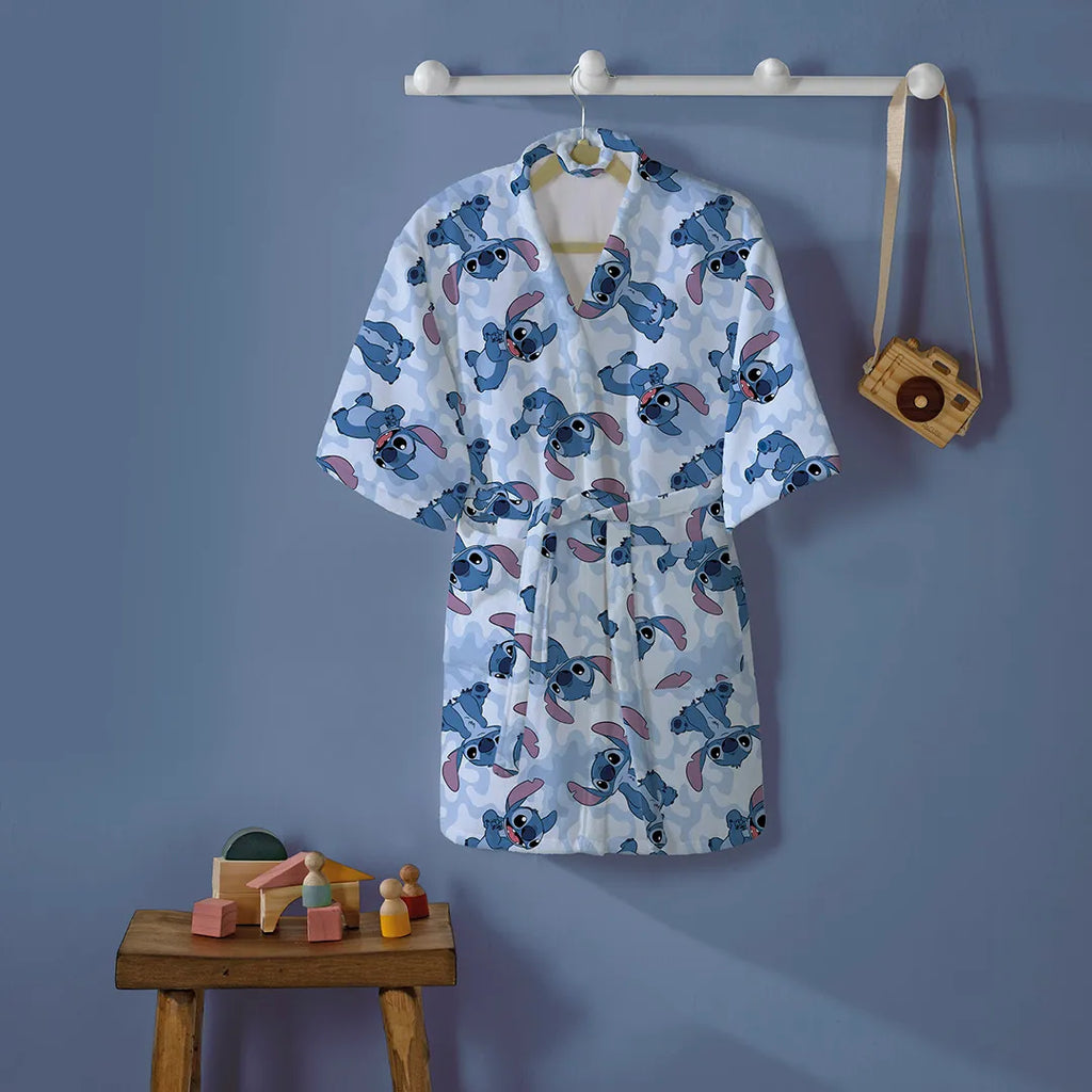 Roupão Infantil Döhler Stitch Azul