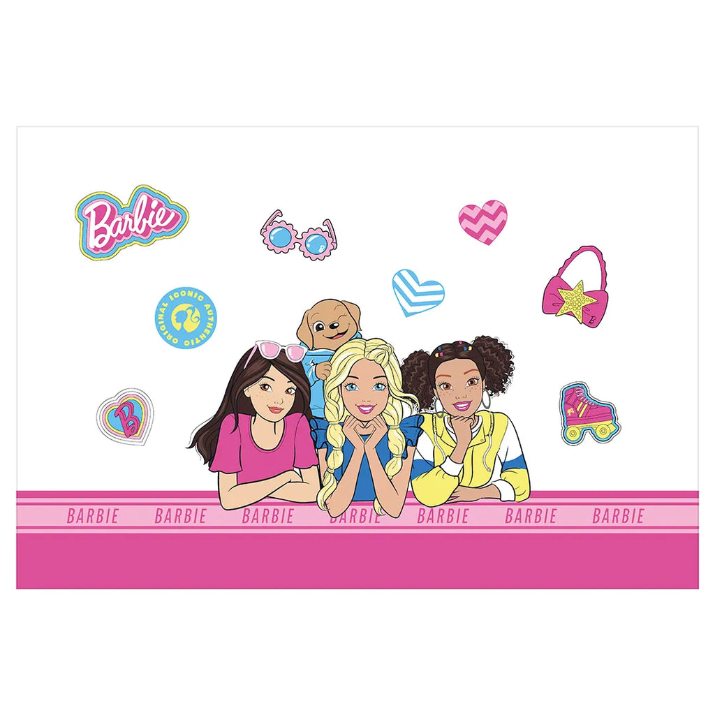 Toalha para Lancheira Infantil Döhler Barbie 1 peça 45x65cm