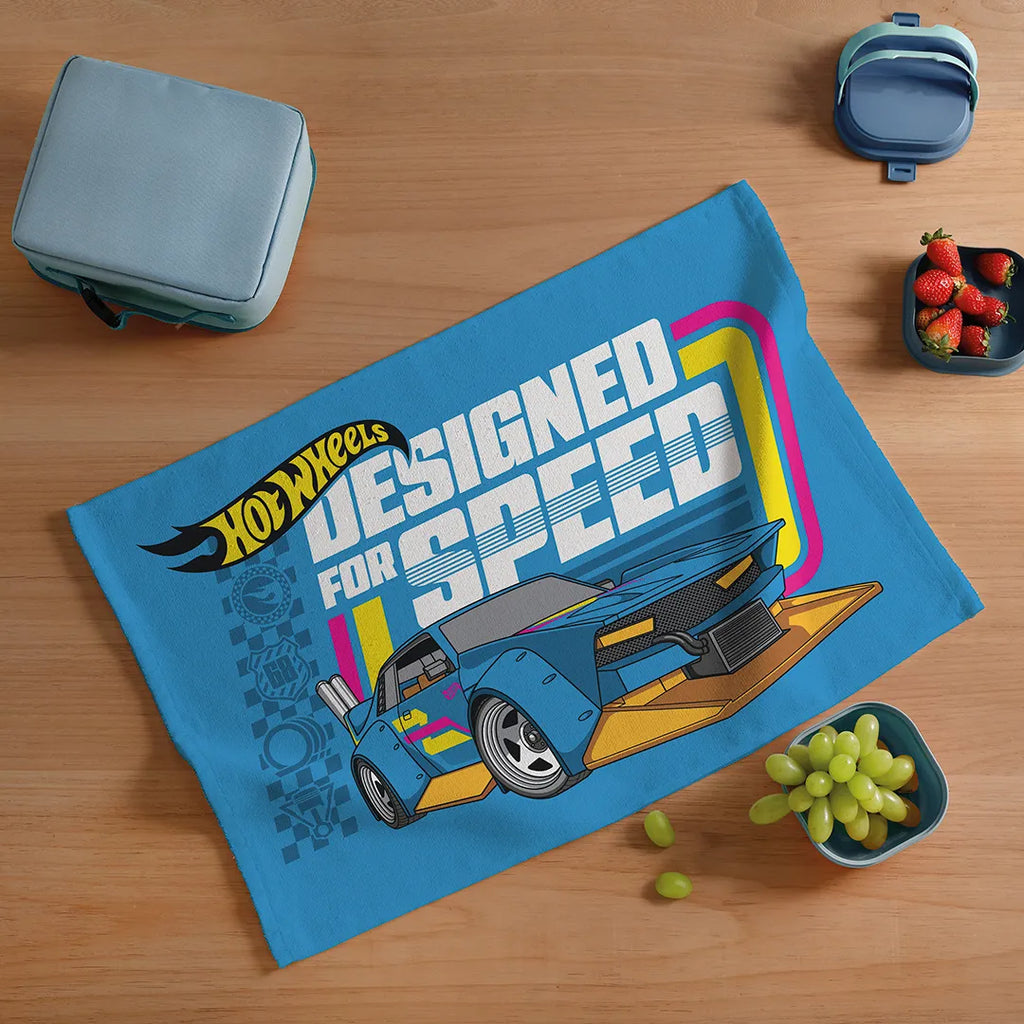 Toalha para Lancheira Infantil Döhler Hot Wheels 1 peça