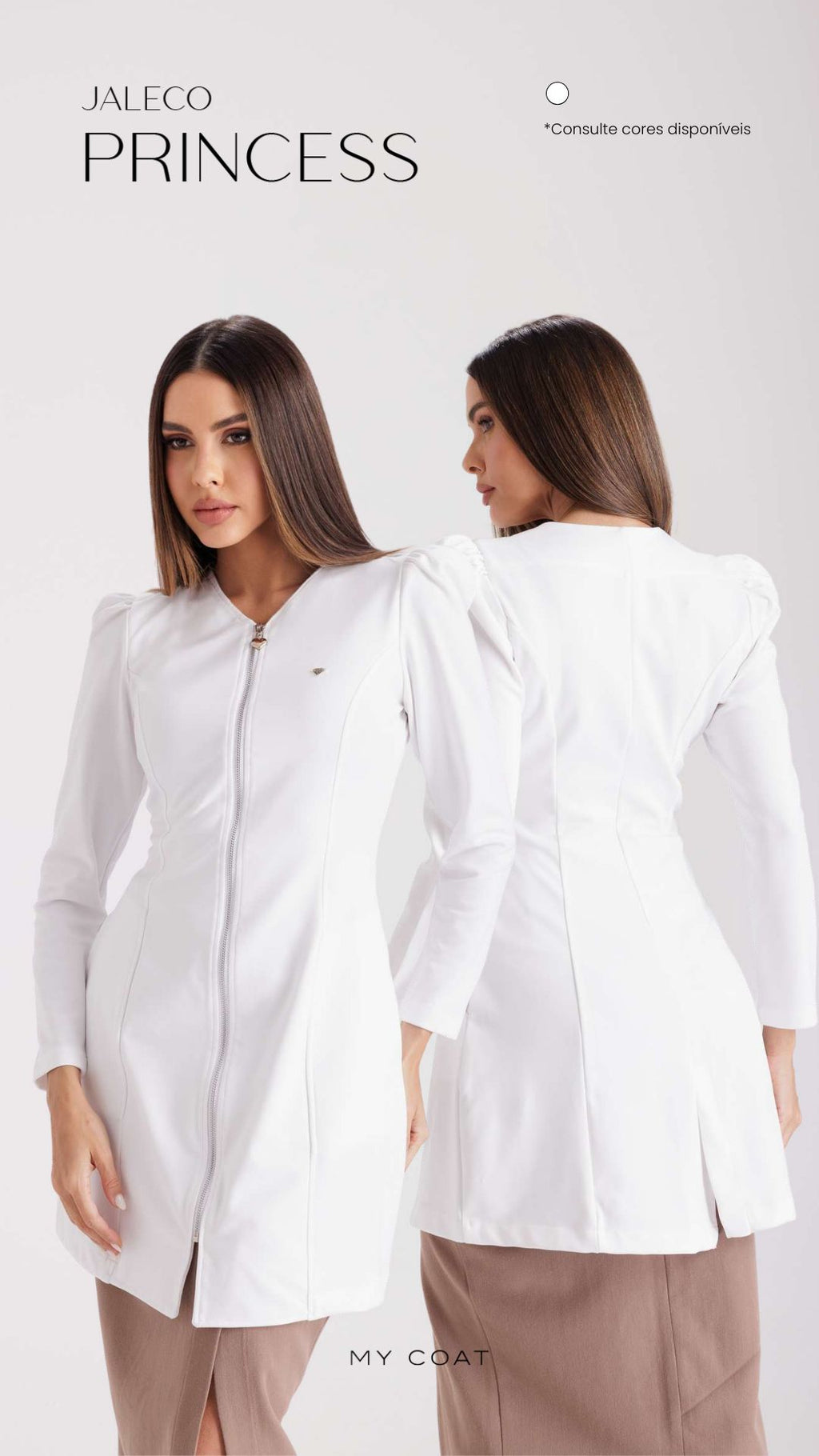Jaleco Princess My Coat Feminino