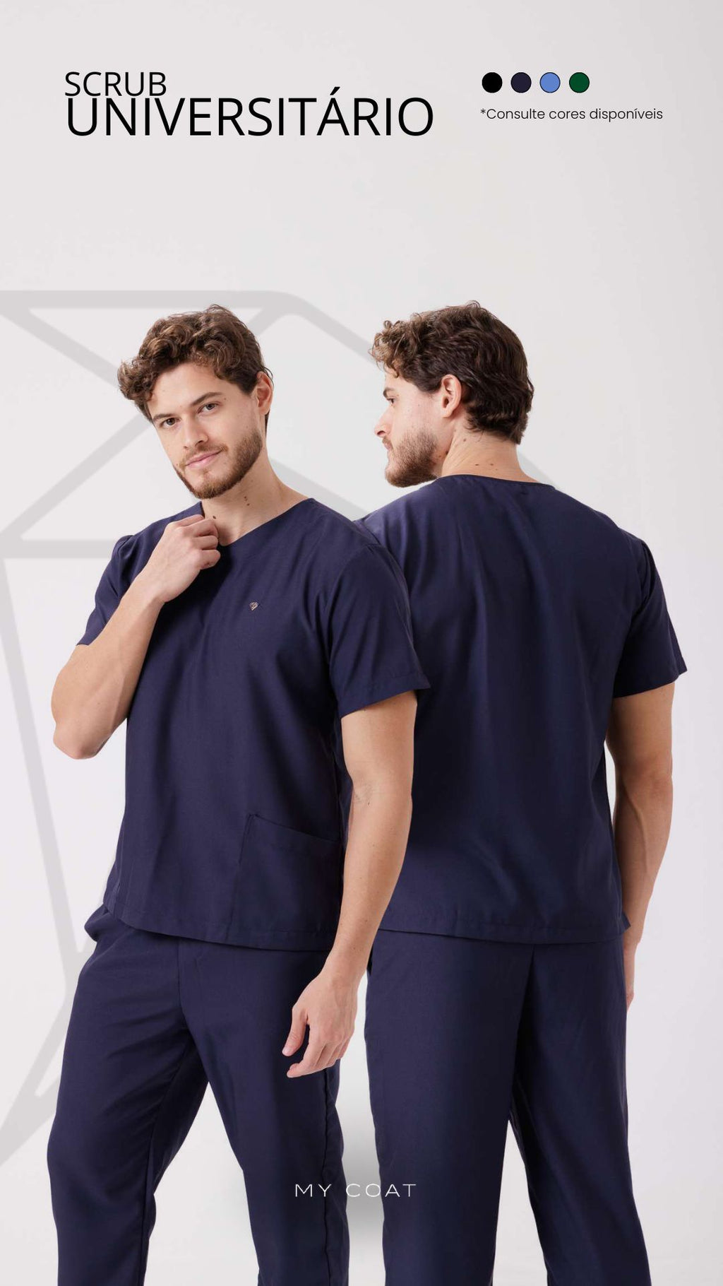 Scrub Unversitário My Coat Masculino