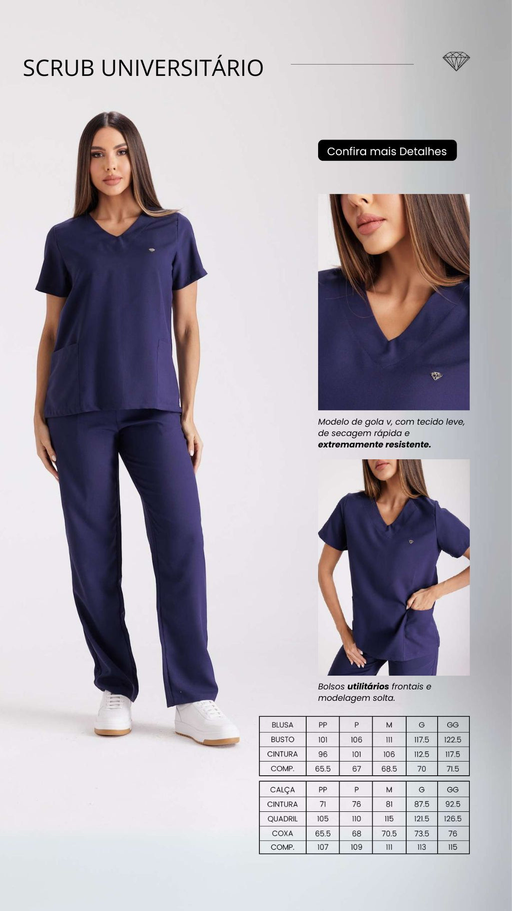Scrub Universitário My Coat Feminino