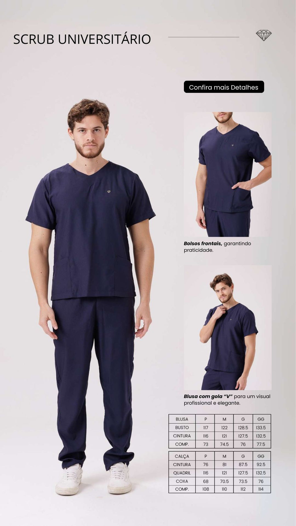 Scrub Unversitário My Coat Masculino