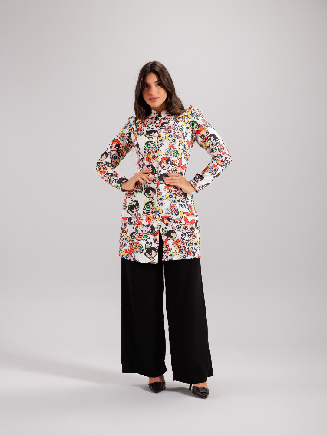 Jaleco Estampado Poderosas My Coat Feminino
