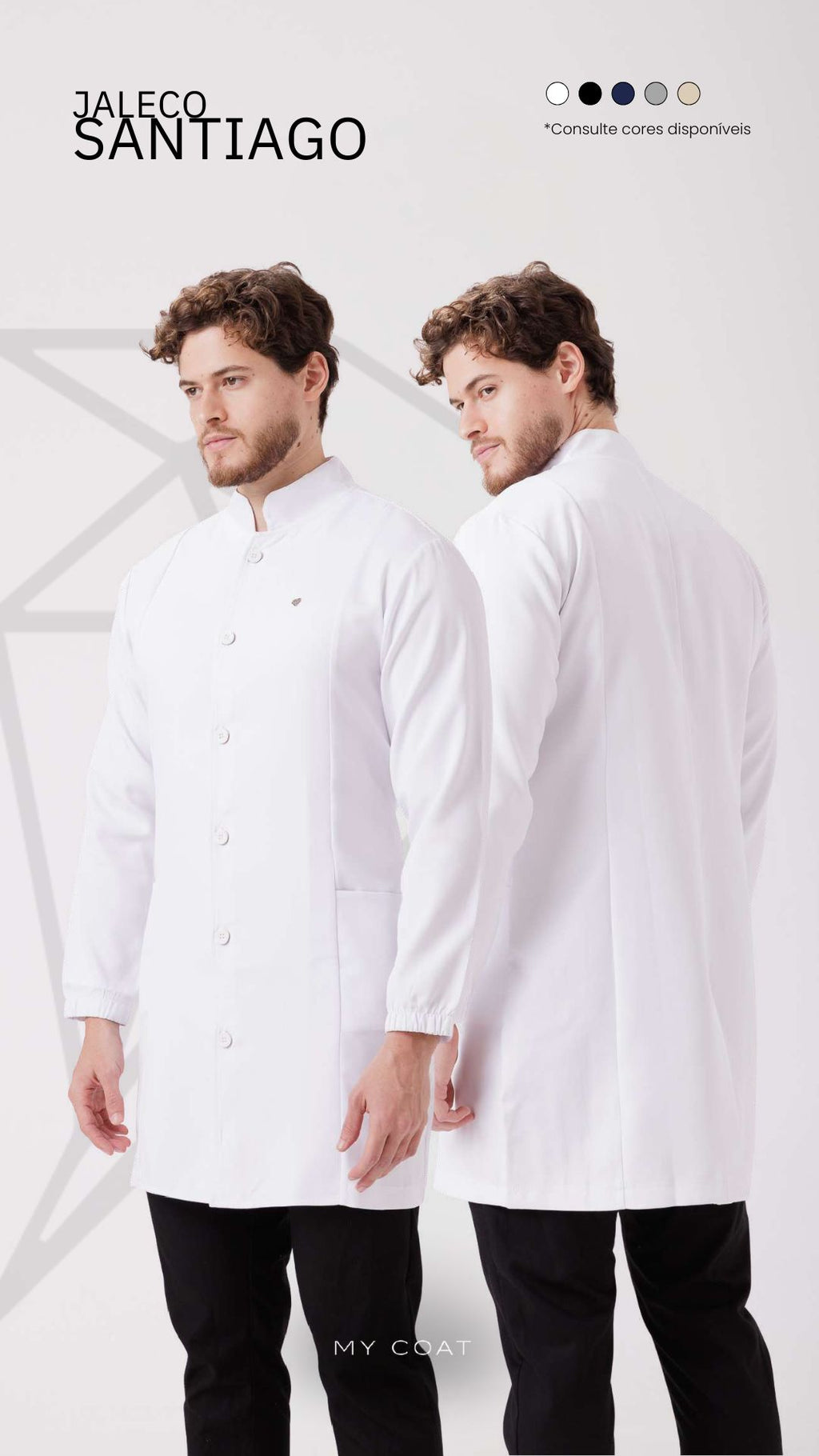 Jaleco Santiago My Coat Masculino