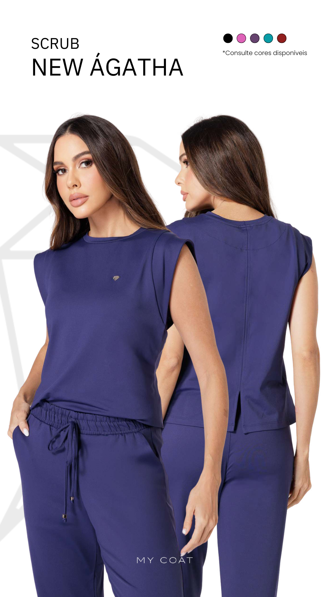Scrub New Ágatha My Coat Feminino