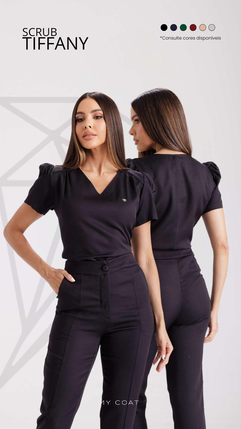 Scrub Tiffany My Coat Feminino