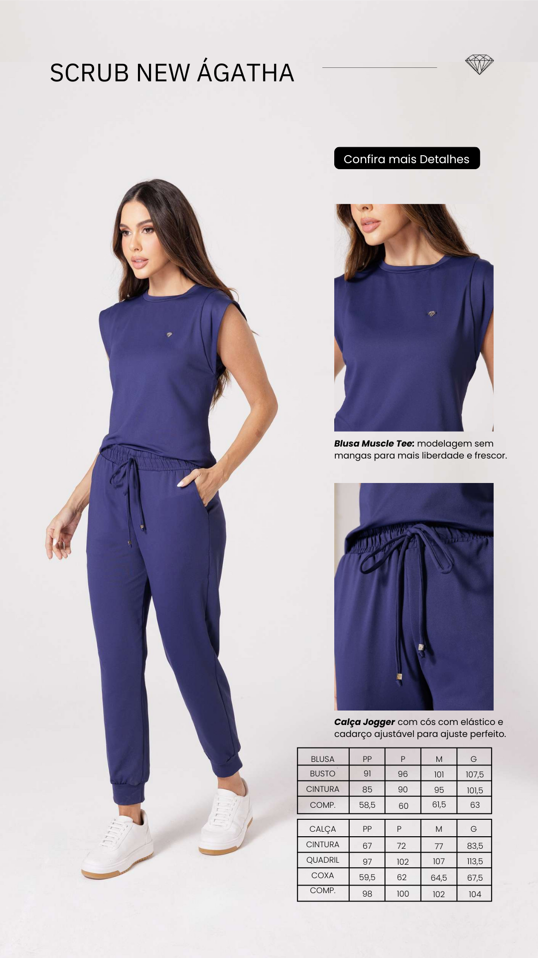 Scrub New Ágatha My Coat Feminino
