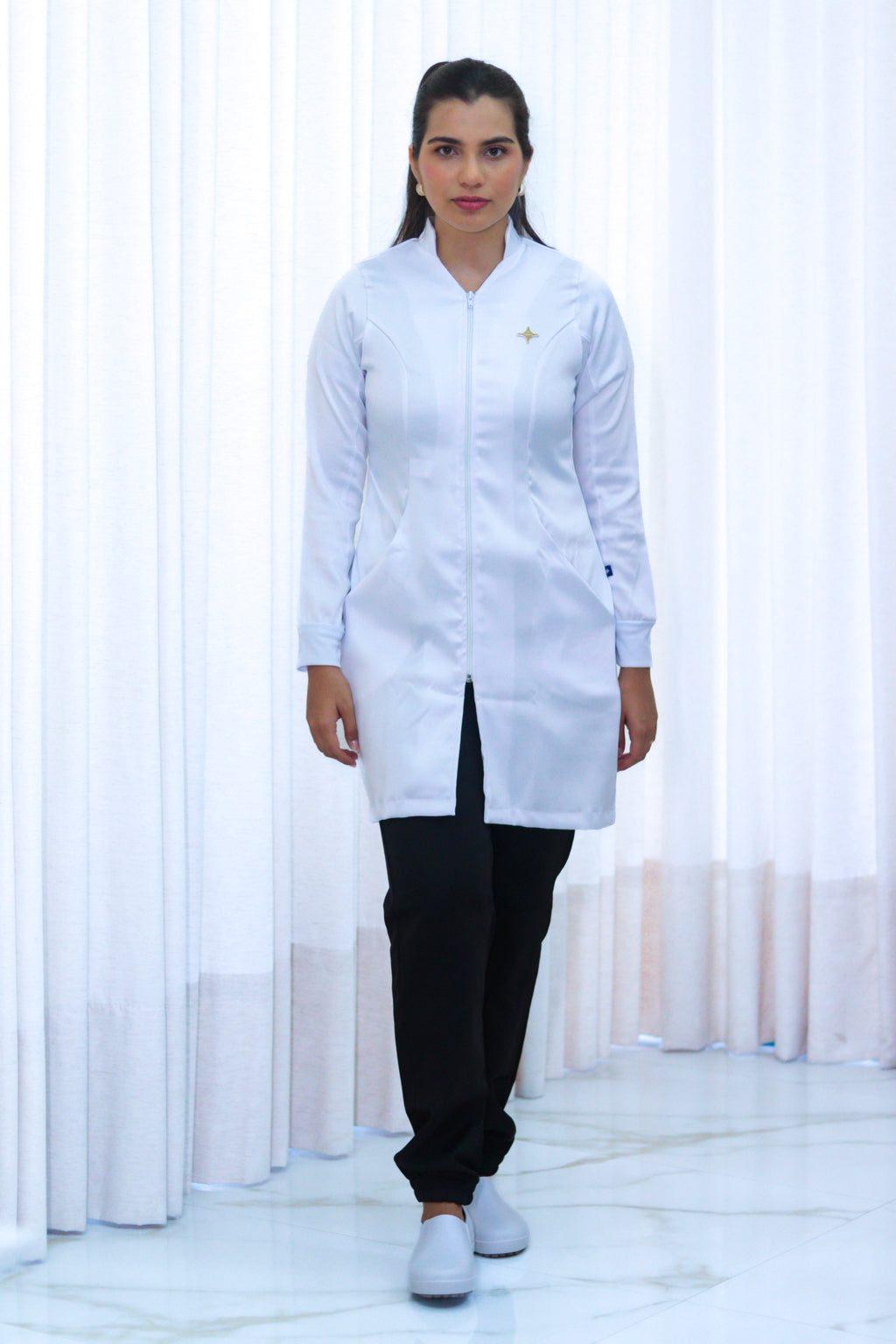 Jaleco Zíper Prada Feminino
